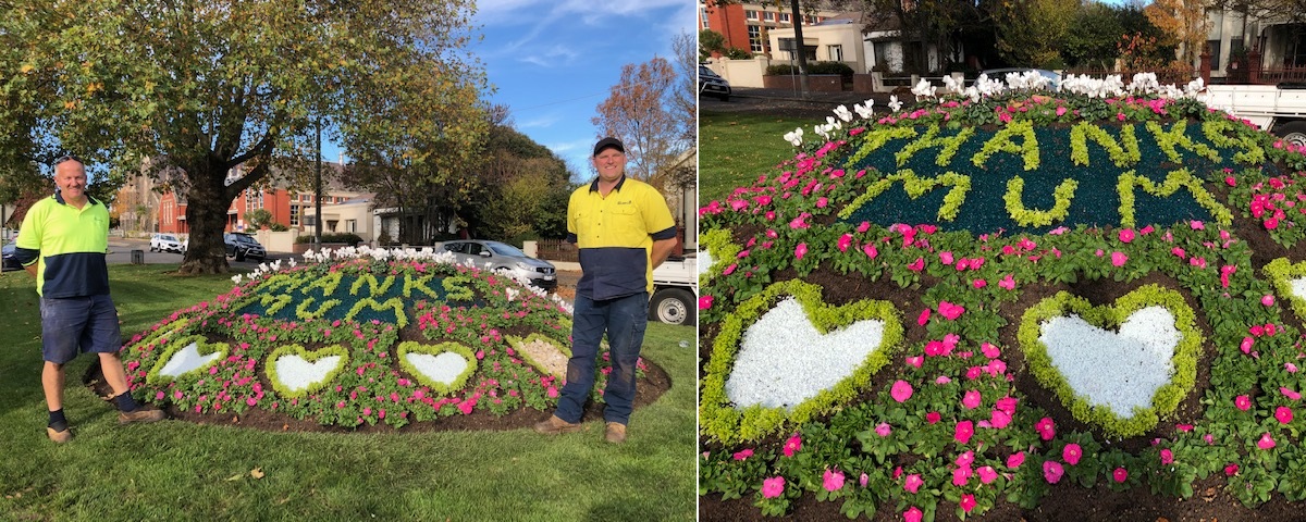 mothers day flower display