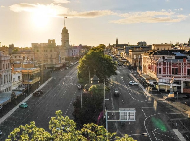 View of Sturt Street, Ballarat looking west, from the City of Ballarat Council Plan 2021-2025