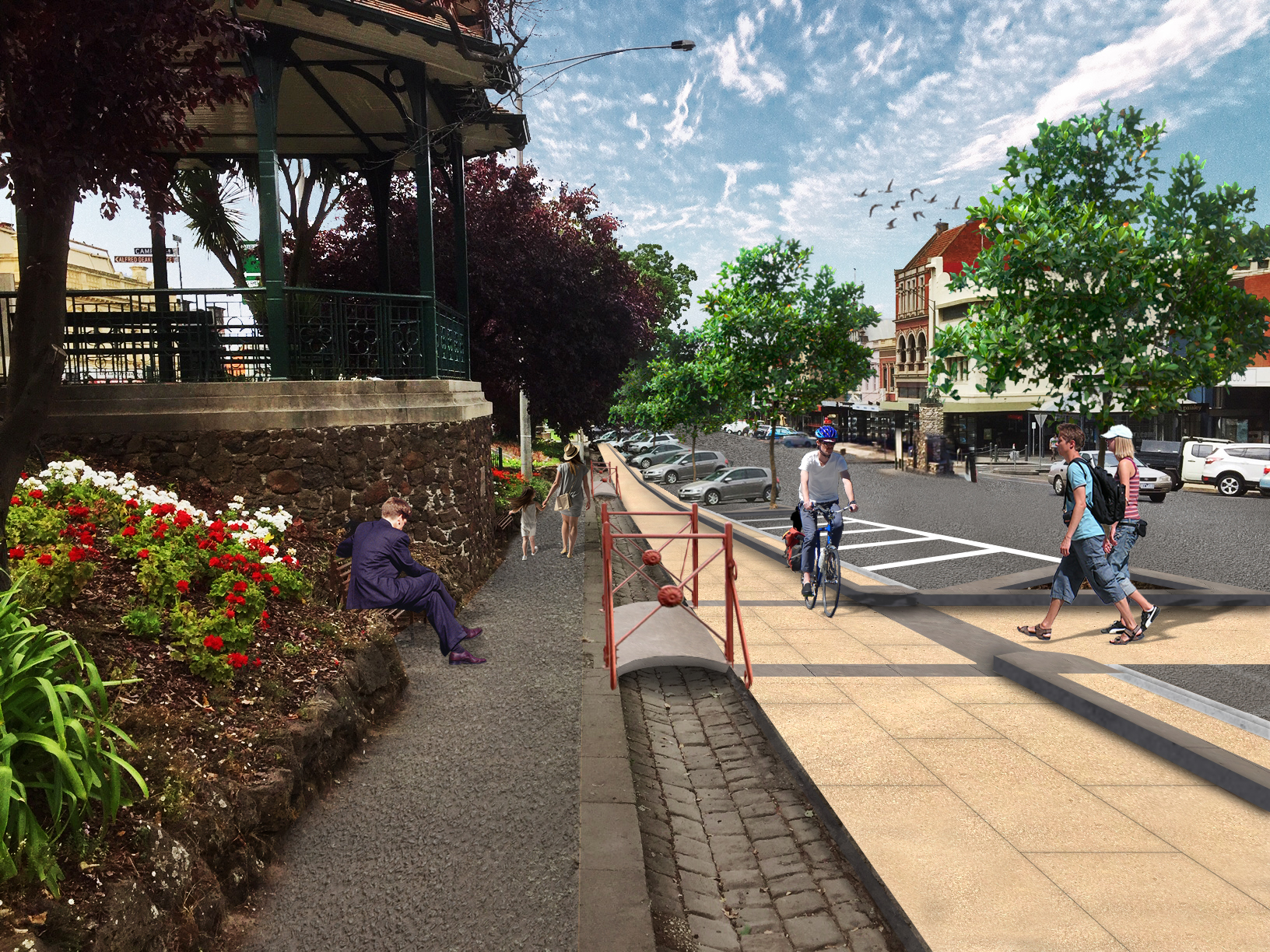 Sturt St shared path