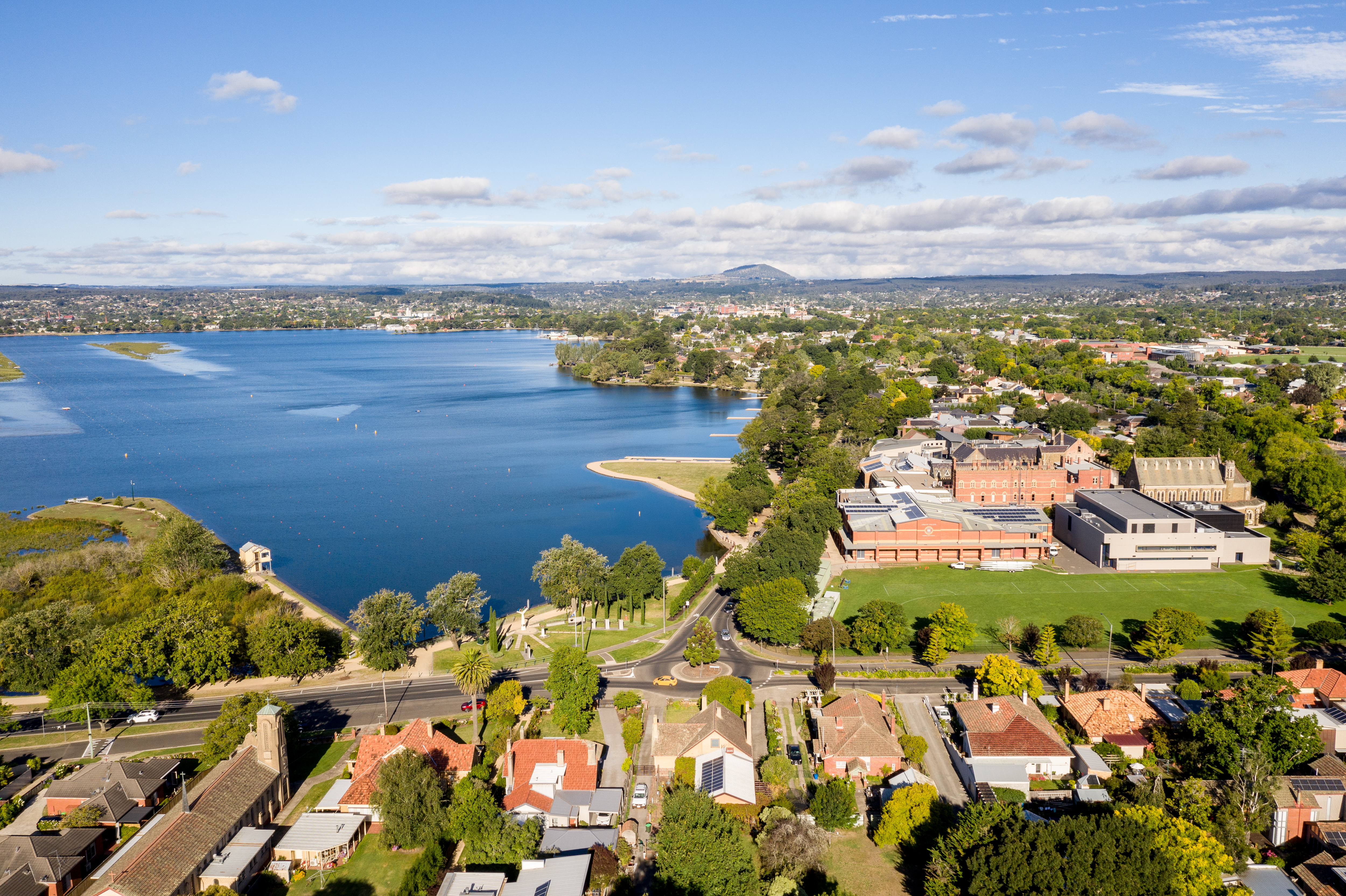 Lake Wendouree from above