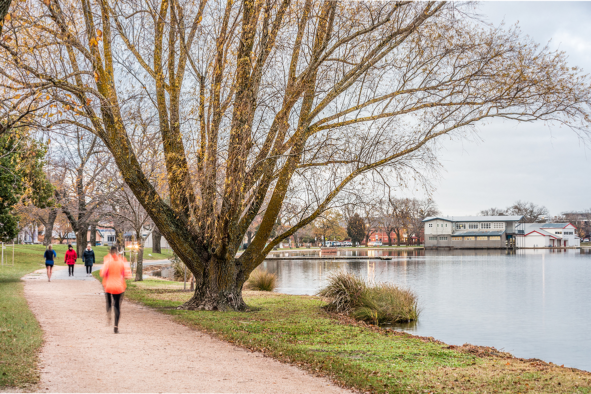 Generic photo, Lake Wendouree foreshore