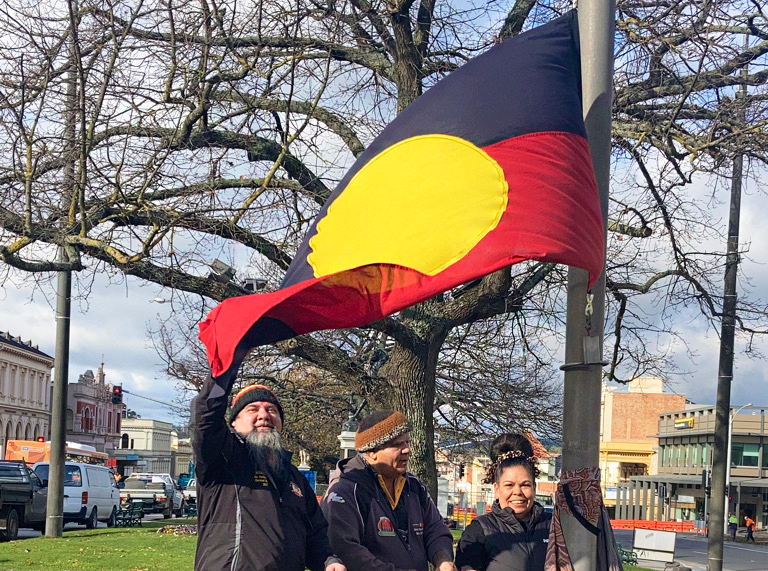 NAIDOC Week begins with a flag raising ceremony