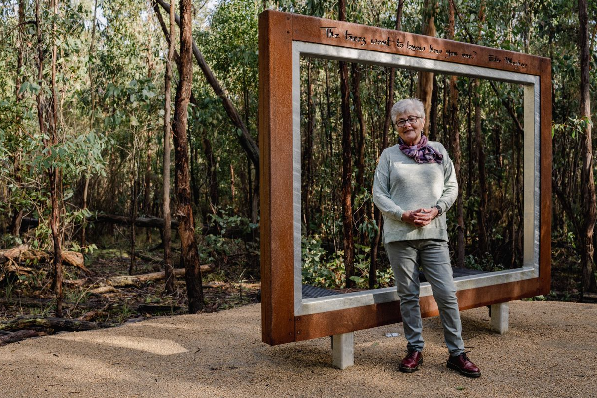 Anne Tudor at the Woowookarung Regional Park