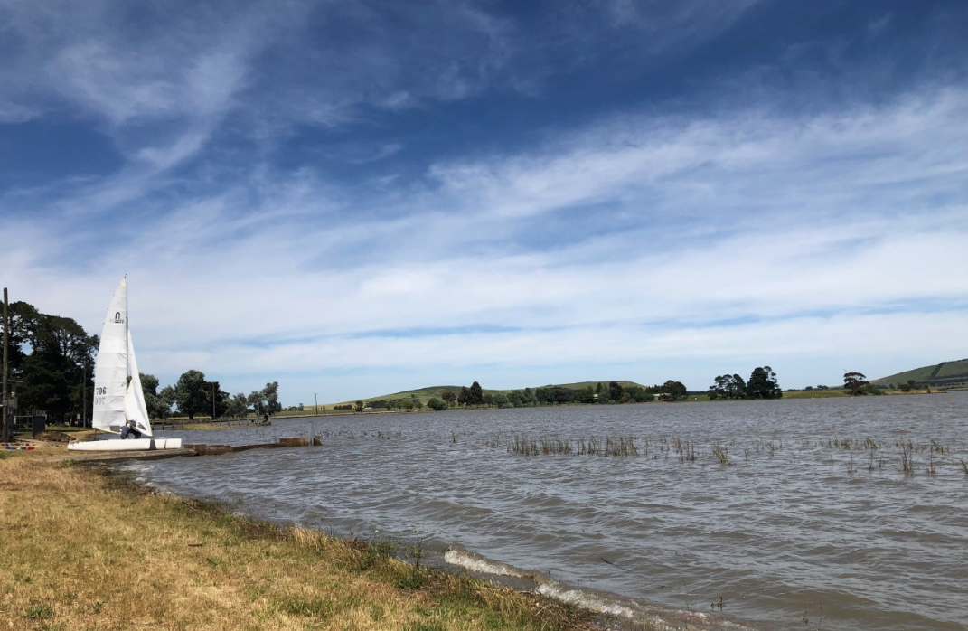 Sailing boat at Lake Learmonth