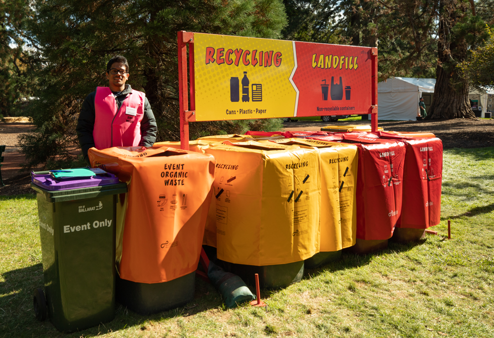 Ballarat Begonia Festival will strive to be more environmentally-friendly than ever before this year.