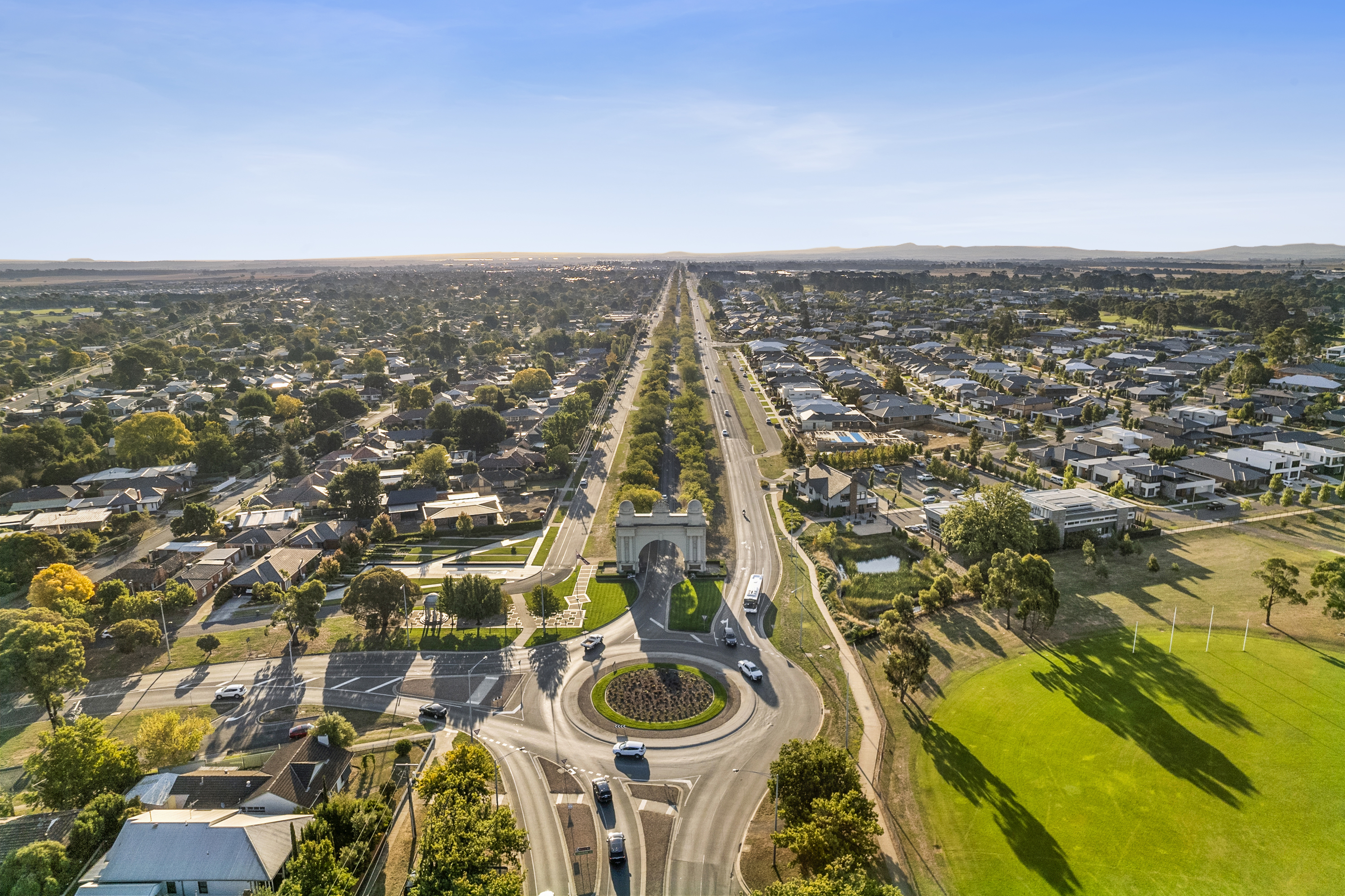 Generic image of Sturt Street aerial Arch of Victory