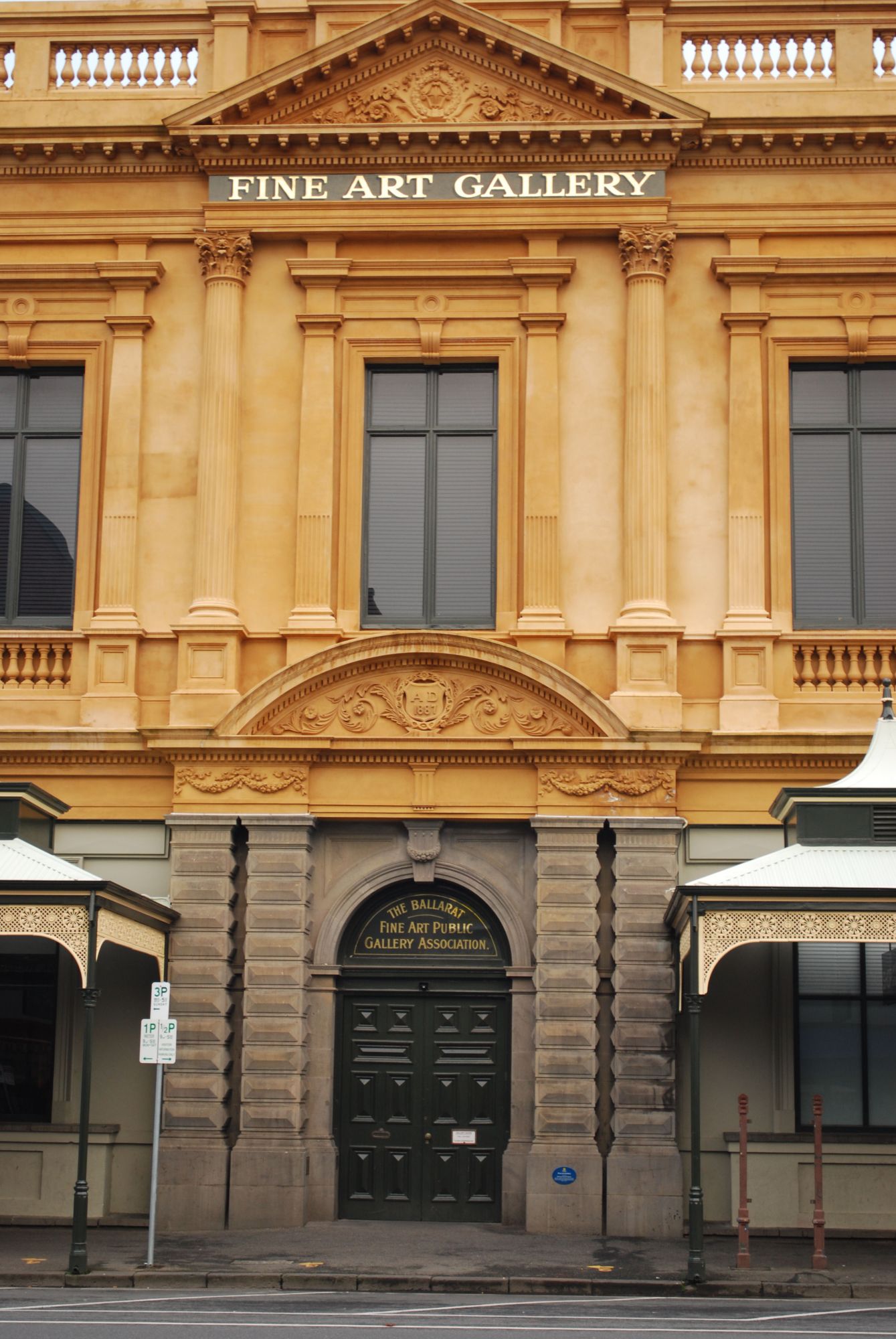 External view of Art Gallery of Ballarat from Lydiard Street