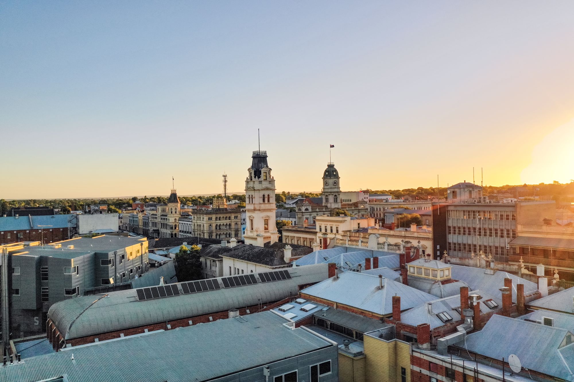 Aerial image of Ballarat