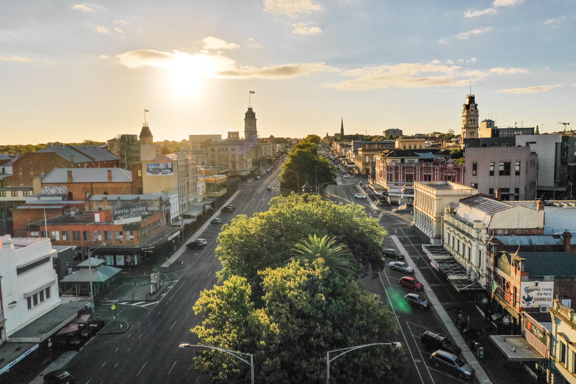 Sturt Street from above