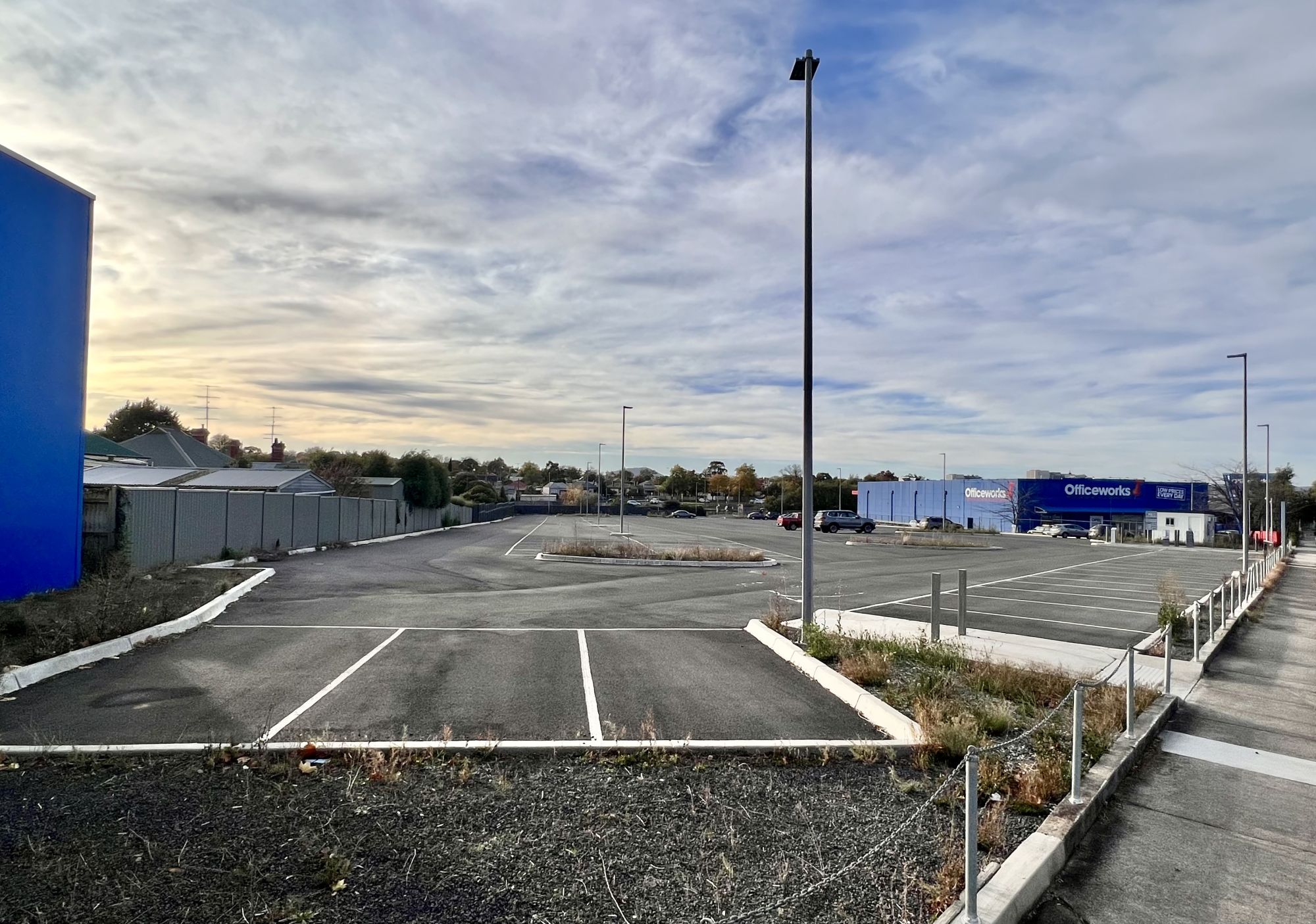 Photo of empty car park - Creswick Road car park closure