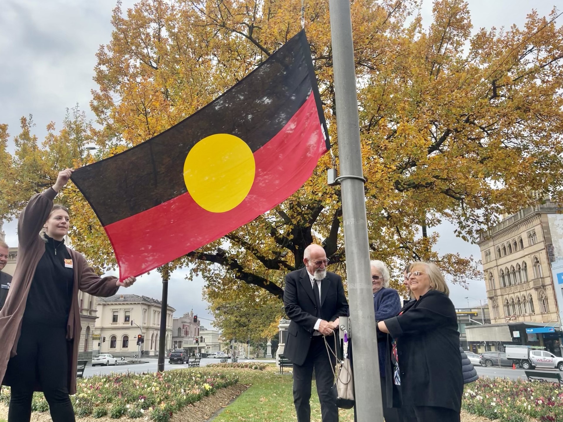 Aboriginal Flag raising to mark Reconciliation Week