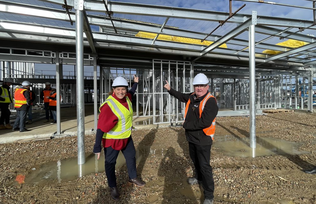 Member for Wendouree, Juliana Addison with City of Ballarat Mayor, Cr Des Hudson