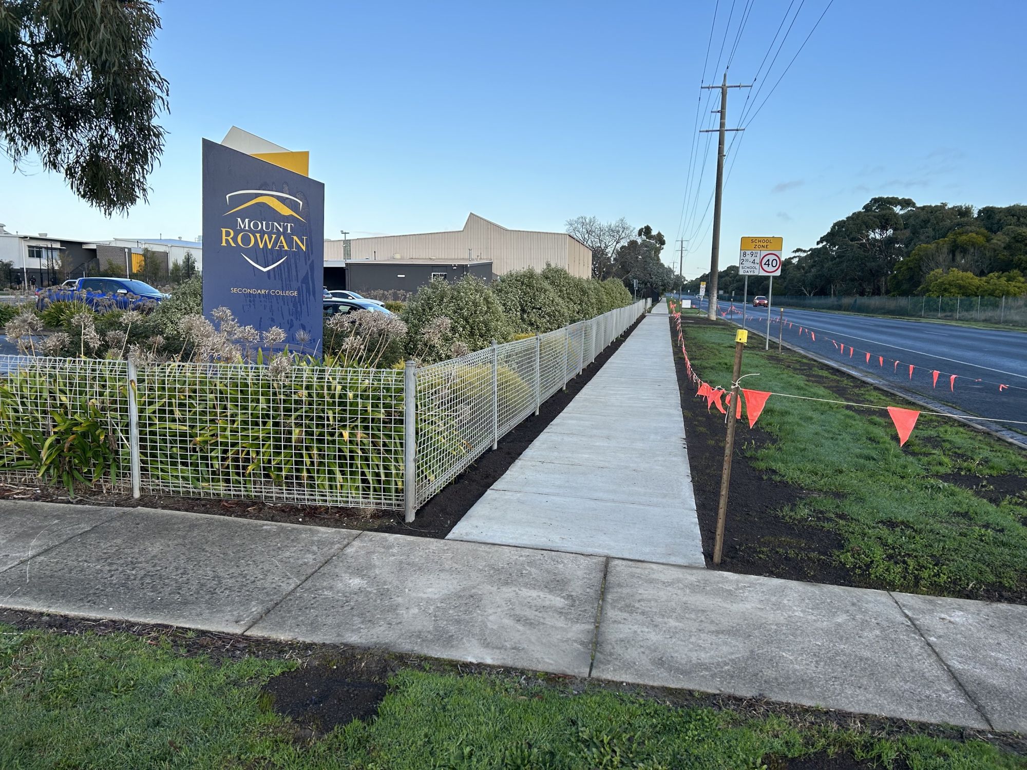 Generic image of new footpath in Wendouree