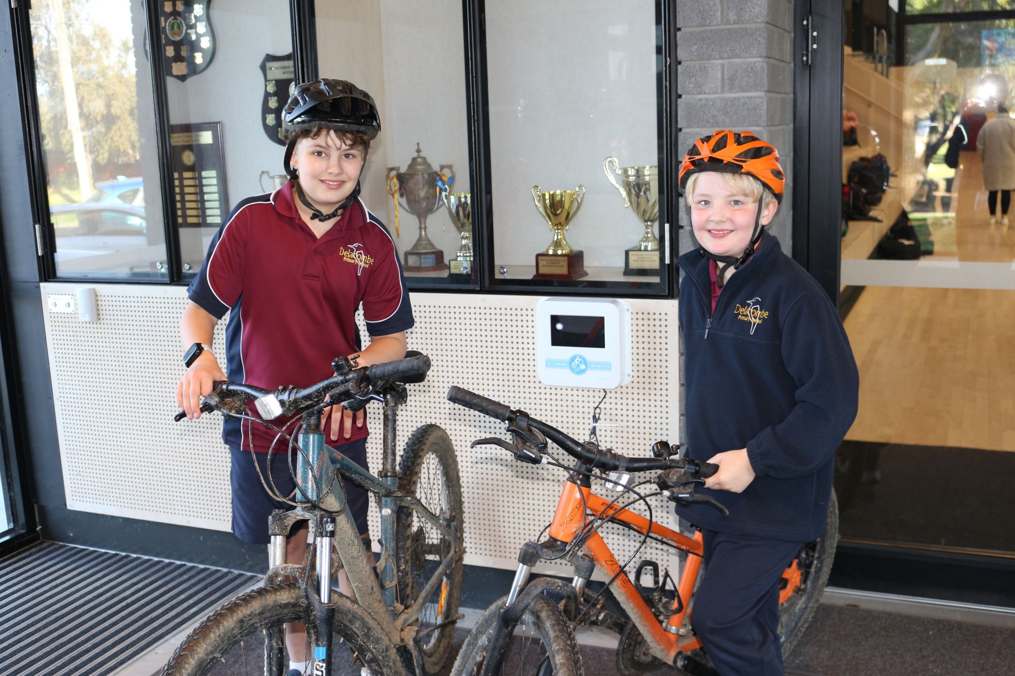 Delacombe Primary School students Max Kilbourne and Lars Kilbourne.