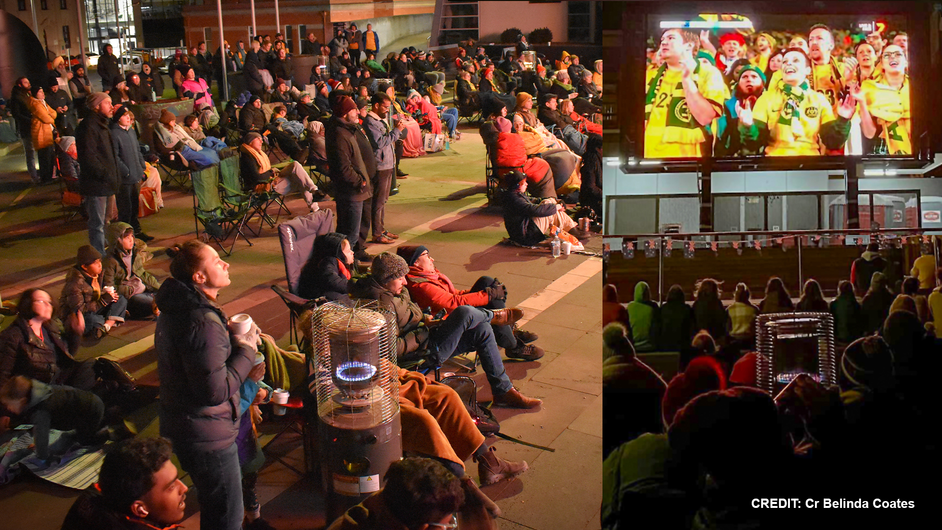 Alfred Deakin Place during the FIFA Women's World Cup semi-final.