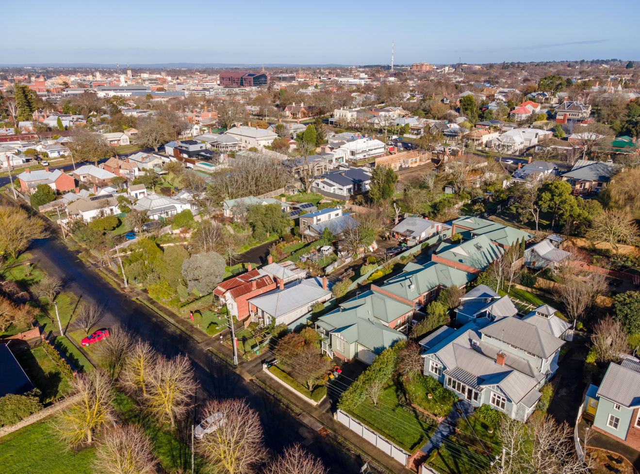 Generic image of residential area of Ballarat