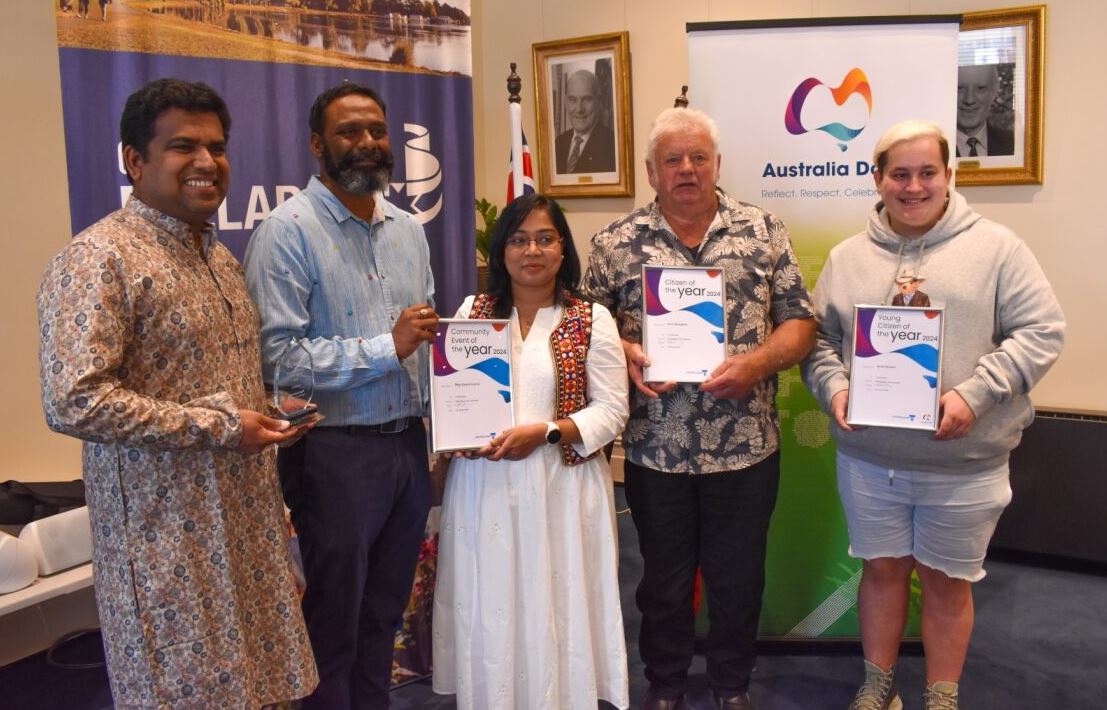 2024 Ballarat Community award winners with their certificates