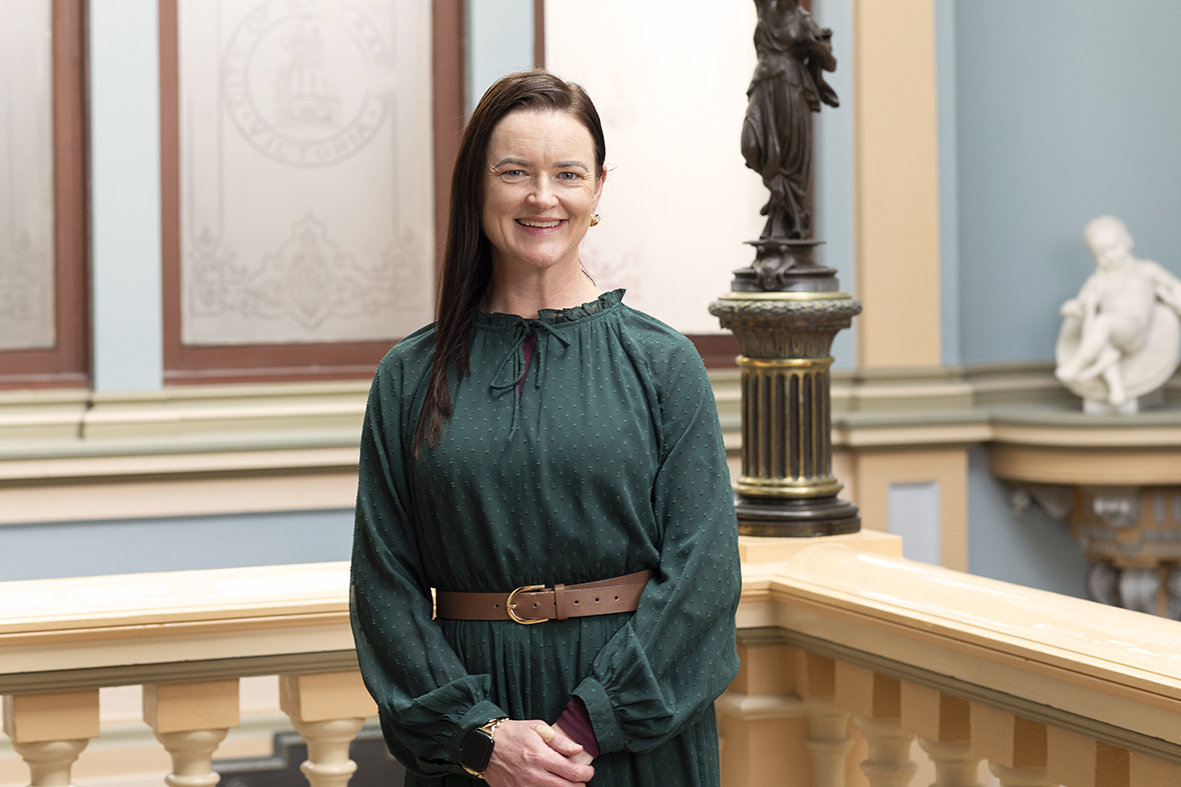 Mayor Cr Tracey Hargreaves pictured in Town Hall
