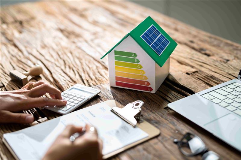 stock photo of budget calculations