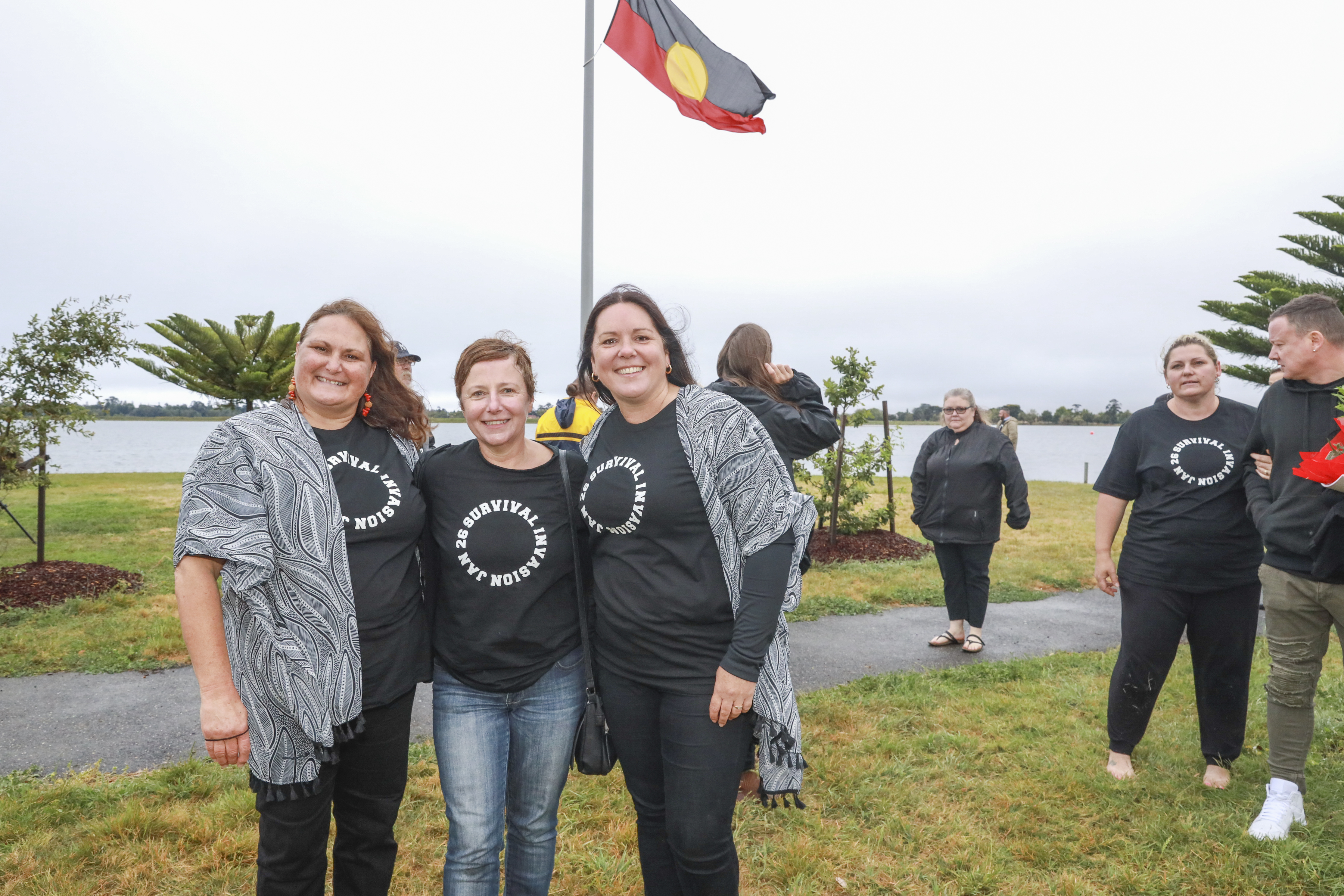 Cr Belinda Coates at the 2021 Dawn Ceremony