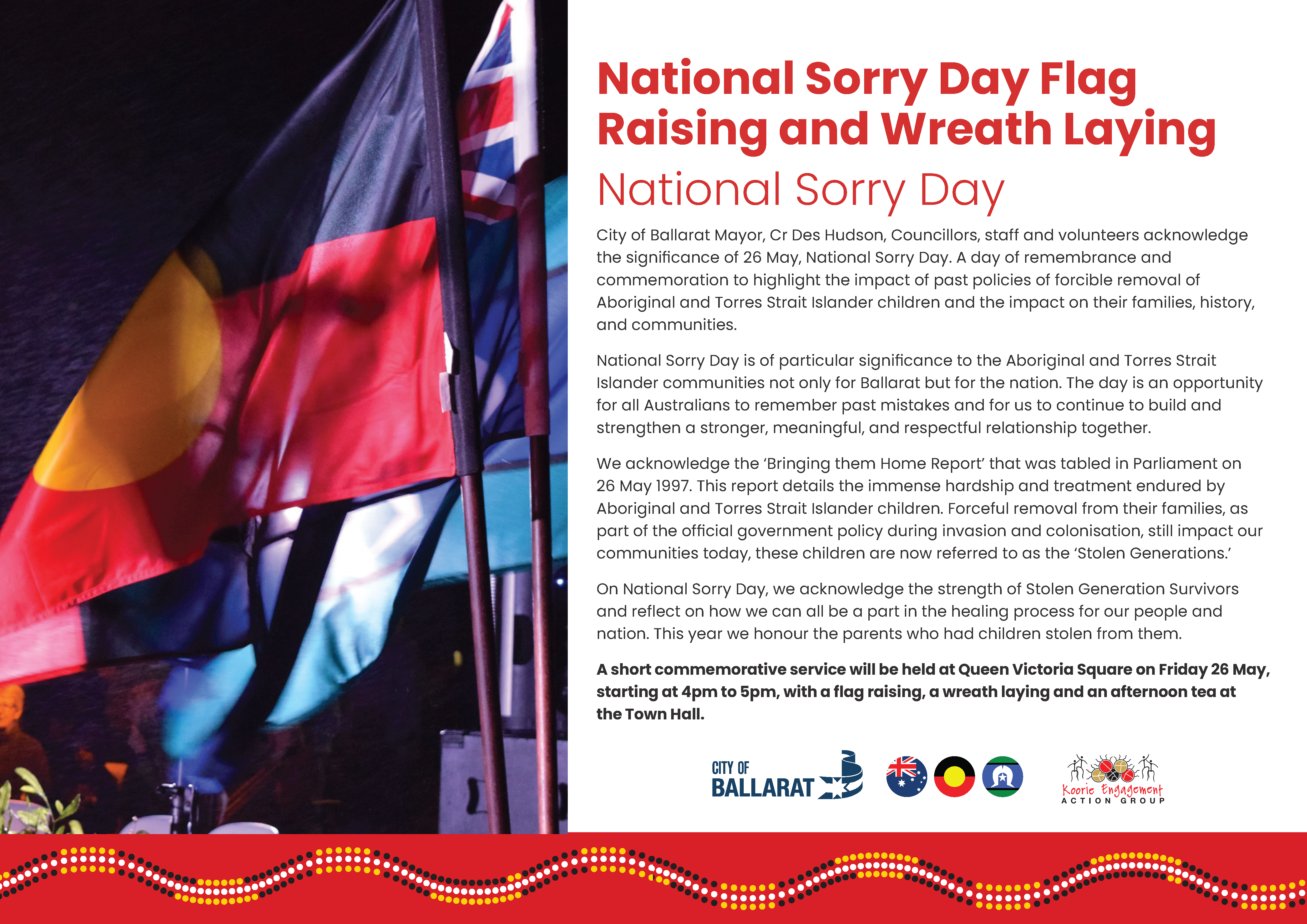National Sorry Day Promo poster