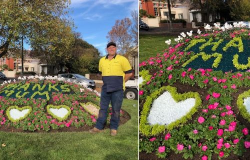 mothers day flower display