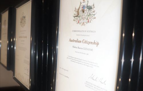 Australian Citizen Certificate