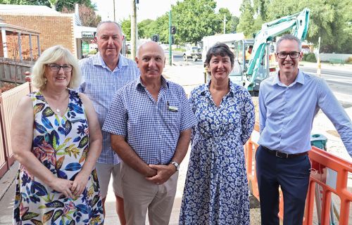 Members of Buninyong community on Warreinheip Street