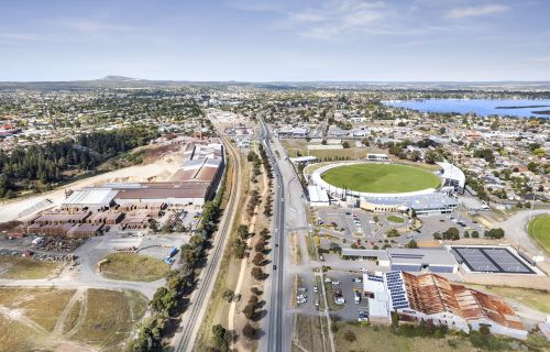 Ballarat North to South Aerial (Creswick Road) and Mars Stadium