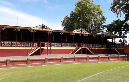 Eastern Oval grandstand