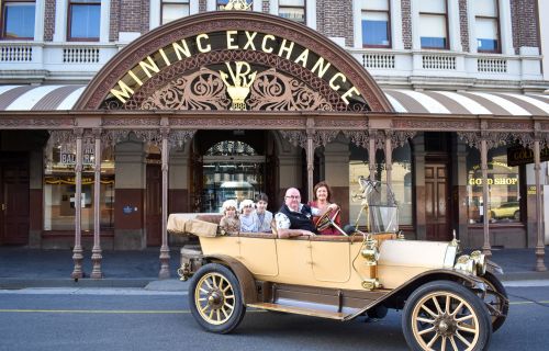 City of Ballarat Mayor Cr Des Hudson, with Cr Samantha McIntosh and performers from the Ballarat Centre for Music and Arts.