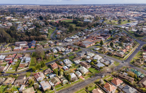 Generic image of residential area of Ballarat aerial