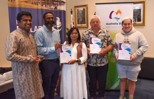 2024 Ballarat Community award winners with their certificates