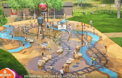 Design concepts for the Brown Hill Splash Park.