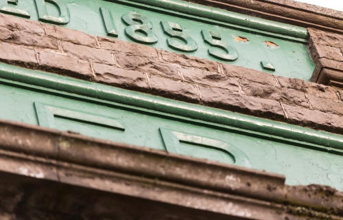 1855 sign