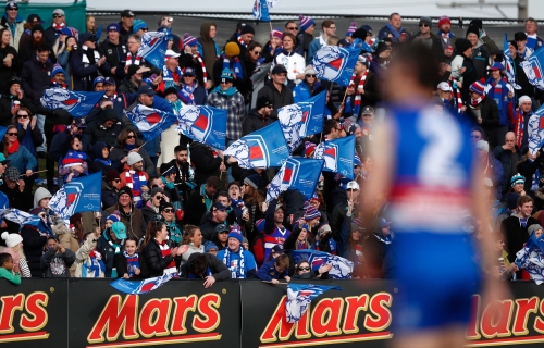 Western Bulldogs game day at Mars Stadium