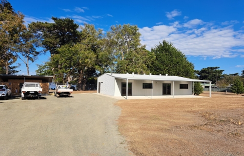 image of the finished skills shed