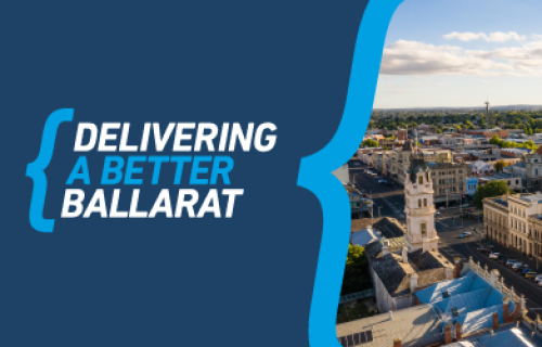 Delivering a Better Ballarat logo/branding