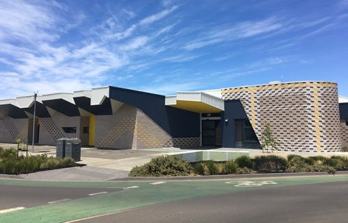 Outside view of the Lucas Community Hub