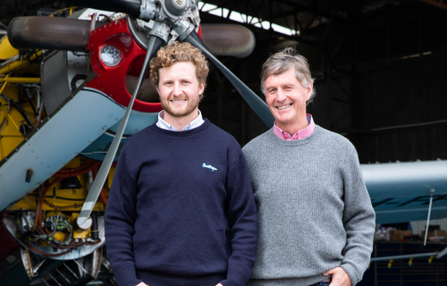 Field Air’s Andrew and Peter Mackay.