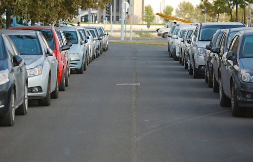 On street parking