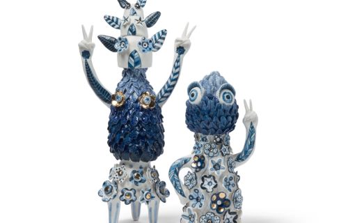 Happy together: Ceramicist Vipoo Srivilasa is looking for your ideal COVID-19 superhero.