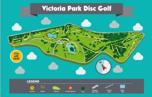 Image of Victoria Park disc golf course
