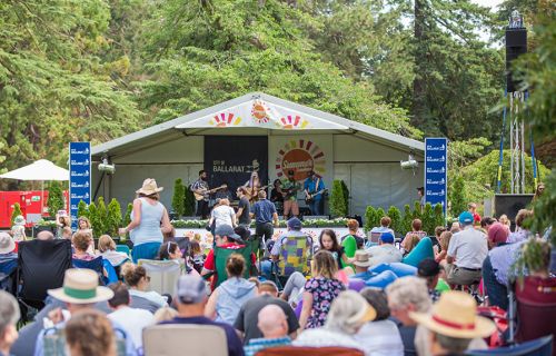 Image of people at an event in Ballarat