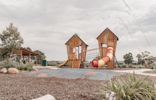 Play equipment at M R Power reserve Sebastopol