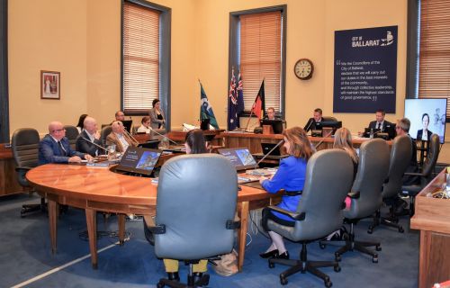 All Councillors seated ahead of the Mayoral Election and meeting