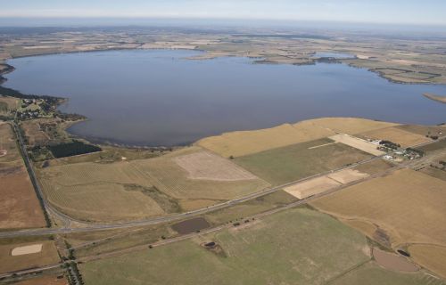 Aerial Shot Lake Burrumbeet Dec 2010 