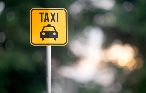 Image of Taxi sign