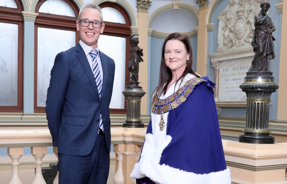 Mayor Cr Tracey Hargreaves and Deputy Mayor Cr Ben Taylor