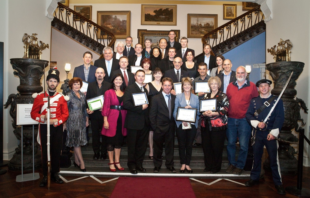 Group of heritage award winners